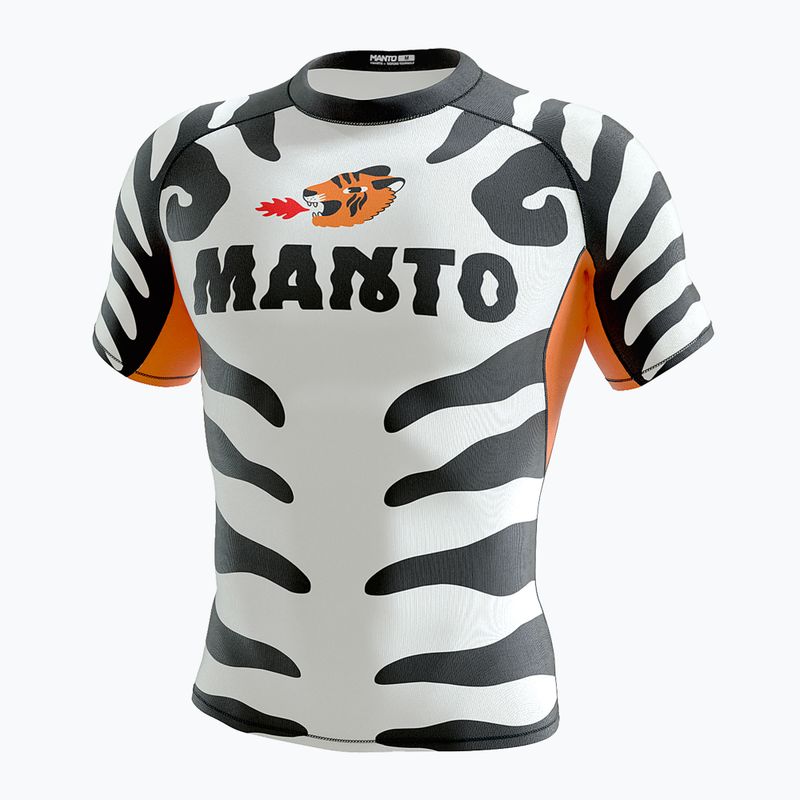 MANTO uomo Rashguard Tigre bianco