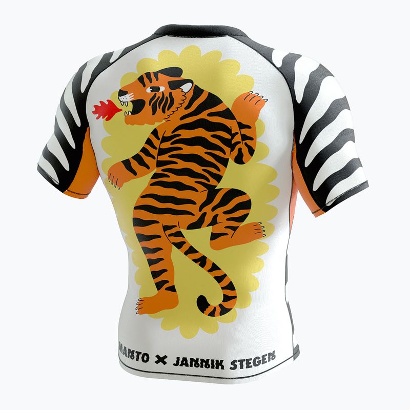 MANTO uomo Rashguard Tigre bianco 2
