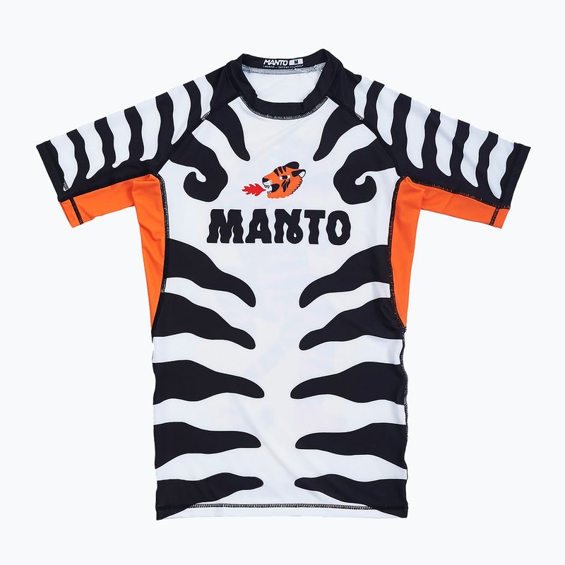 MANTO uomo Rashguard Tigre bianco 3