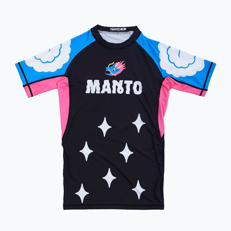 MANTO uomo Rashguard Dragon nero 3