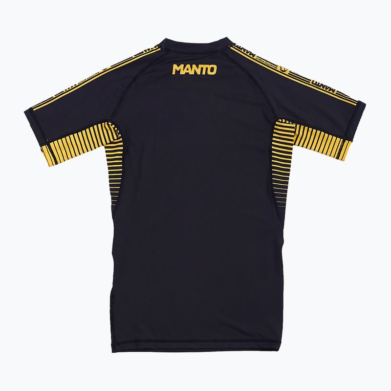 MANTO Stripe 2.0 uomo Rashguard nero 4