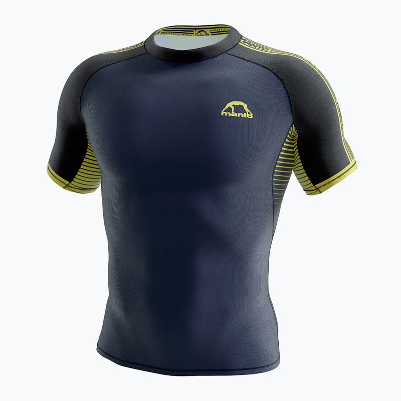 MANTO Stripe 2.0 - costume da bagno da uomo blu marino