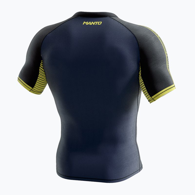 MANTO Stripe 2.0 - costume da bagno da uomo blu marino 2