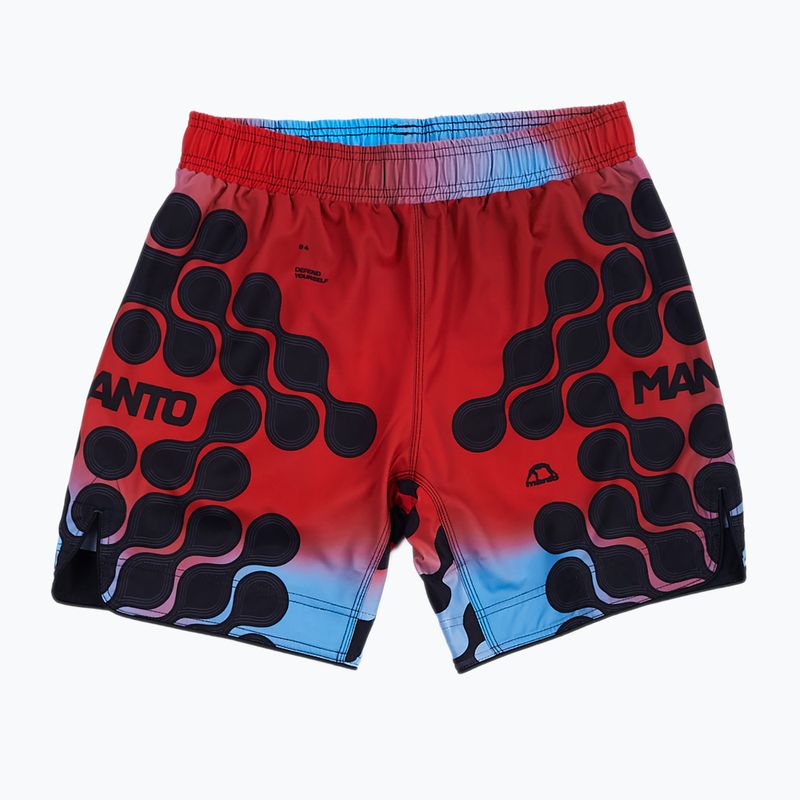Pantaloncini da allenamento da uomo MANTO Organic red