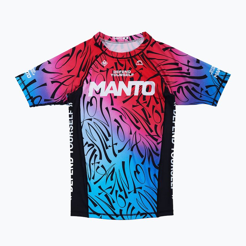 MANTO Rashguard da uomo Multi Gradient nero 3