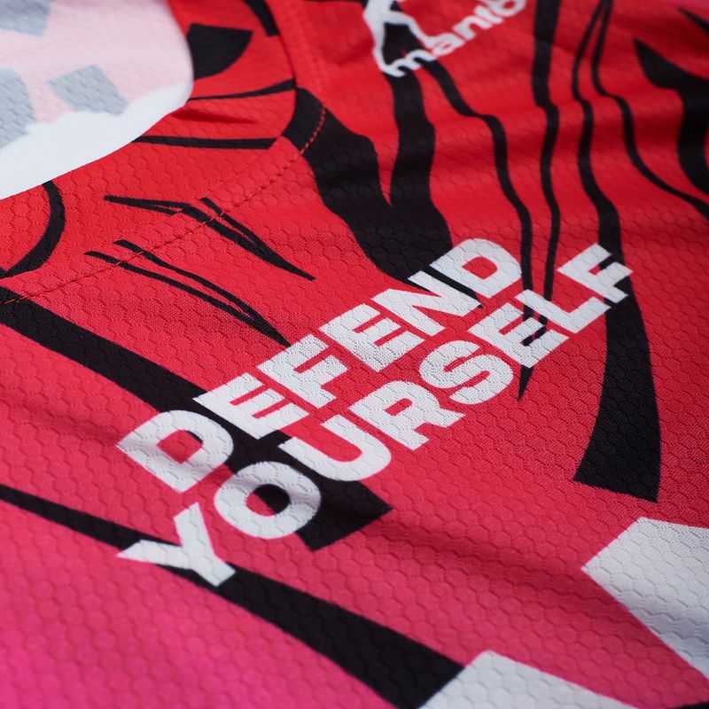 MANTO Rashguard da uomo Multi Gradient nero 7