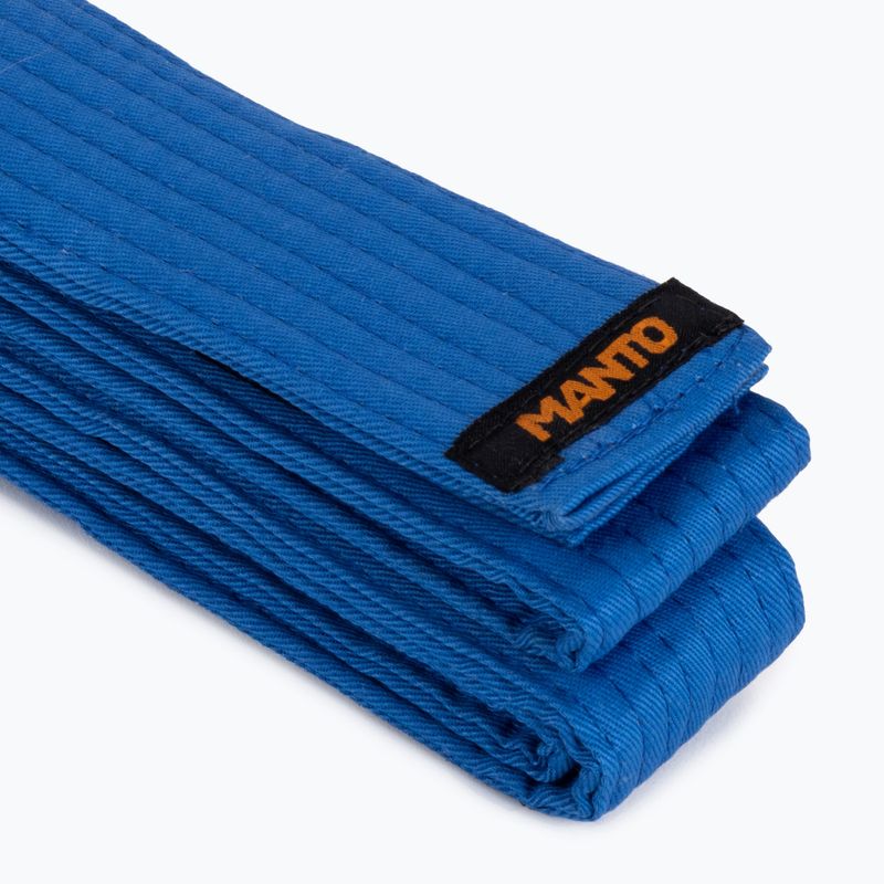 Cintura di jiu-jitsu brasiliano MANTO BJJ Etichetta blu