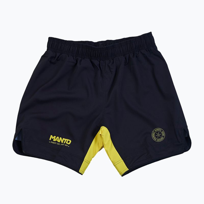 Pantaloncini da allenamento MANTO Alpha 2.0 da uomo, nero