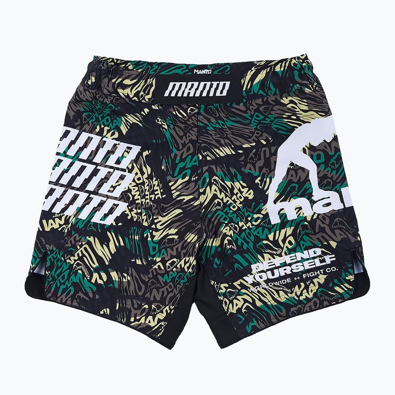 Pantaloncini da allenamento MANTO Distort da uomo multicolore