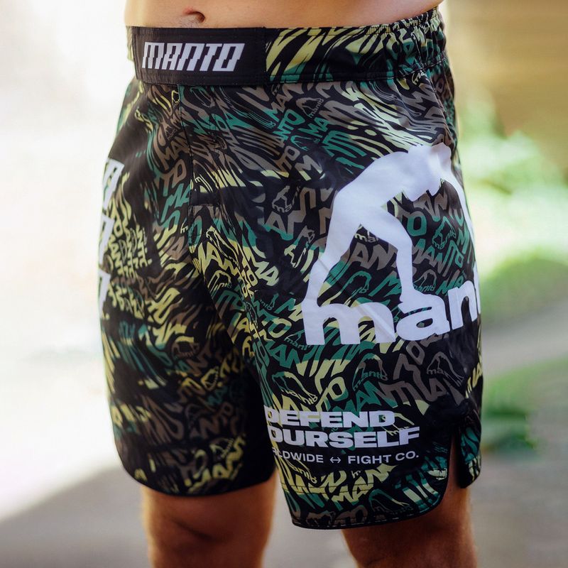 Pantaloncini da allenamento MANTO Distort da uomo multicolore 8