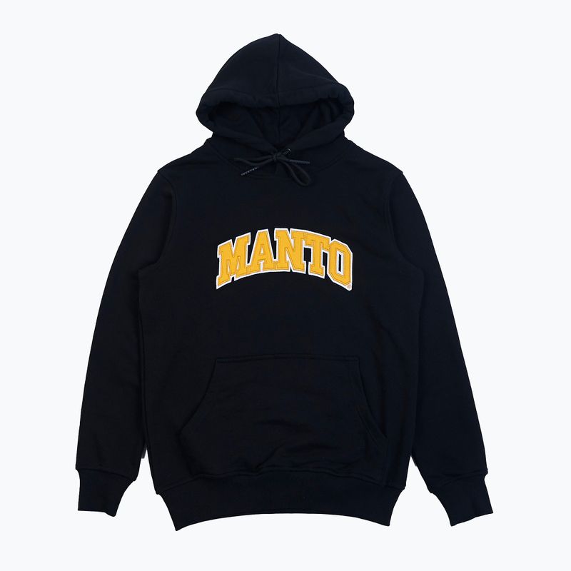 MANTO felpa Varsity uomo nero