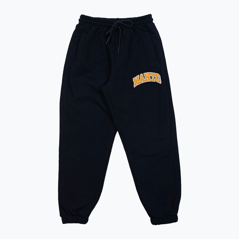 MANTO pantaloni da allenamento da uomo Varsity nero