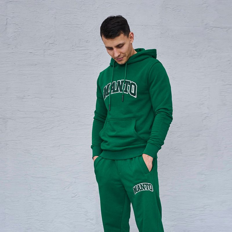 MANTO felpa Varsity uomo verde 4
