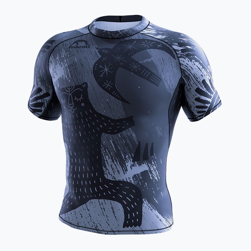 MANTO uomo Rashguard Livings melange