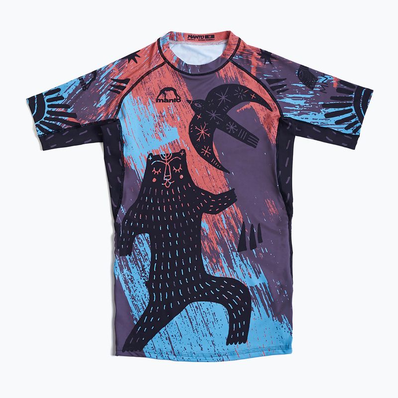 MANTO uomo Rashguard Livings multicolore 3