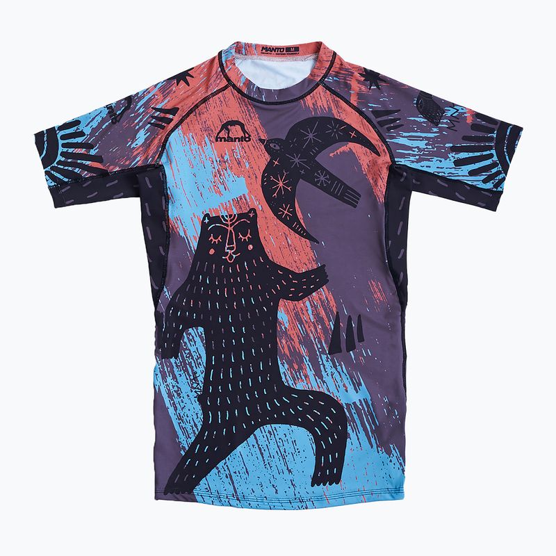 MANTO uomo Rashguard Livings multicolore 4