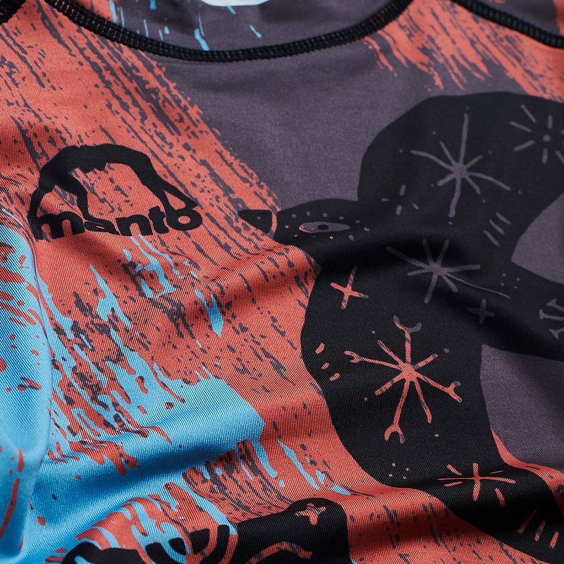 MANTO uomo Rashguard Livings multicolore 6