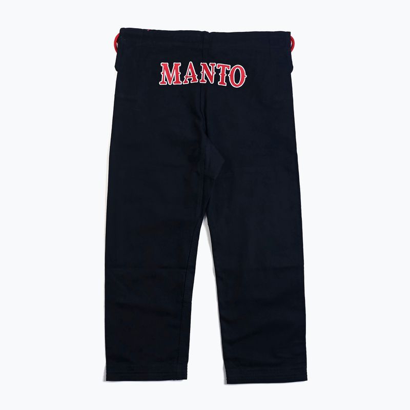 GI per uomo Brazilian jiu-jitsu MANTO Coral BJJ nero 4