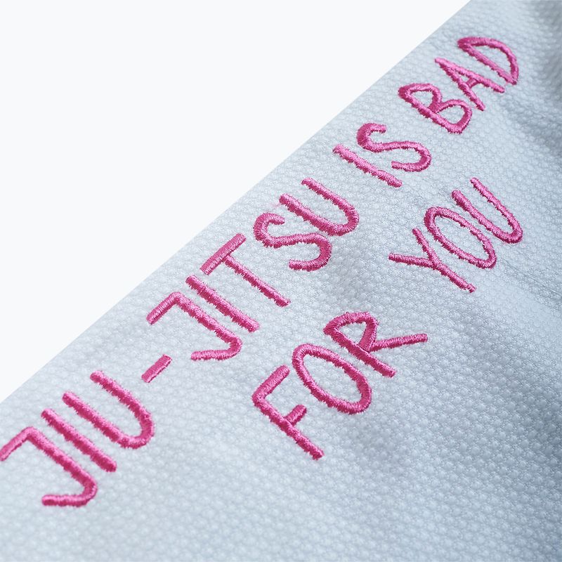 GI per il jiu-jitsu brasiliano uomo MANTO Balaclava BJJ bianco 5