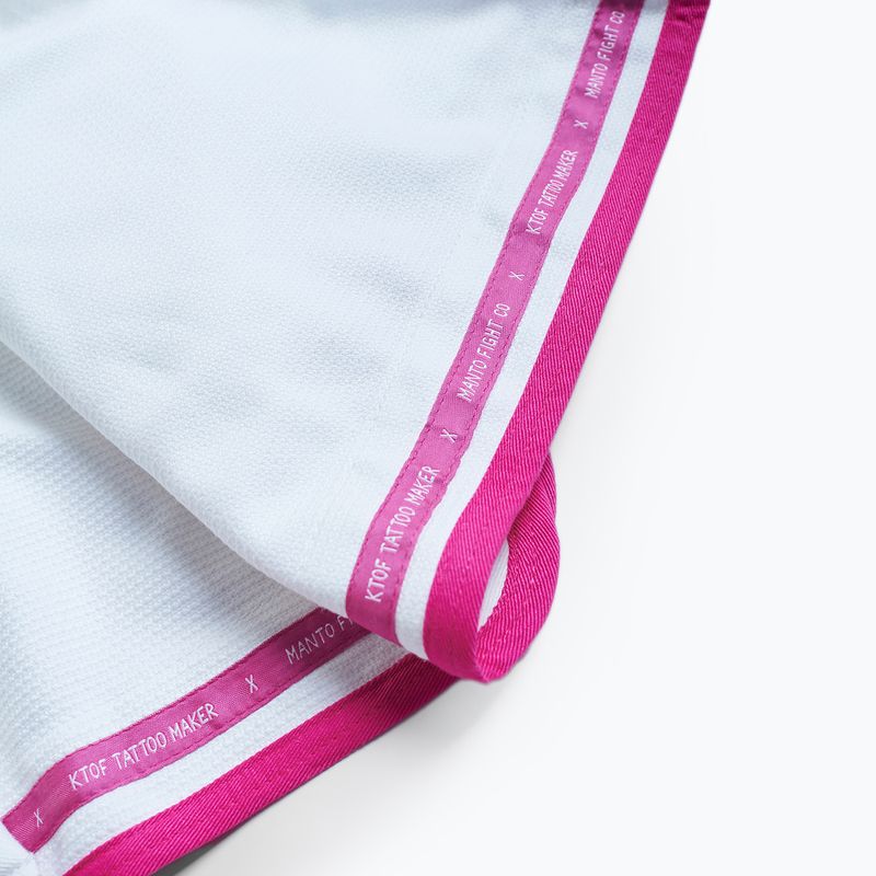 GI per il jiu-jitsu brasiliano uomo MANTO Balaclava BJJ bianco 9