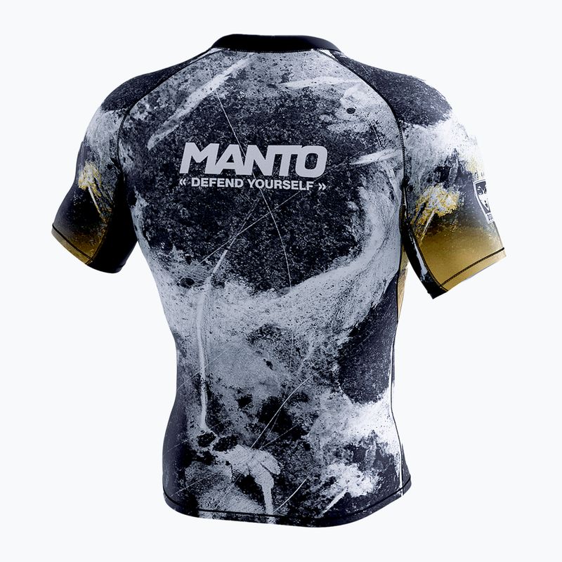 MANTO uomo Rashguard Disobey melange 2