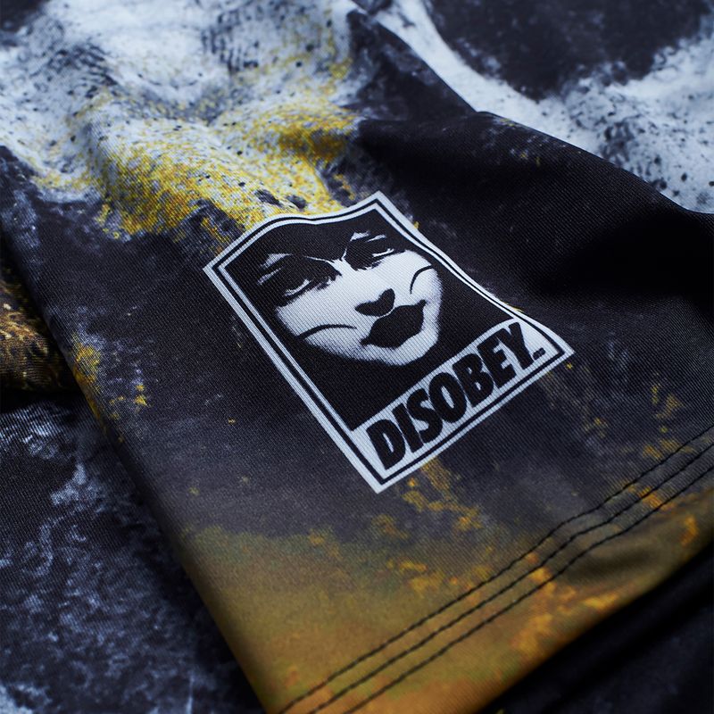 MANTO uomo Rashguard Disobey melange 6