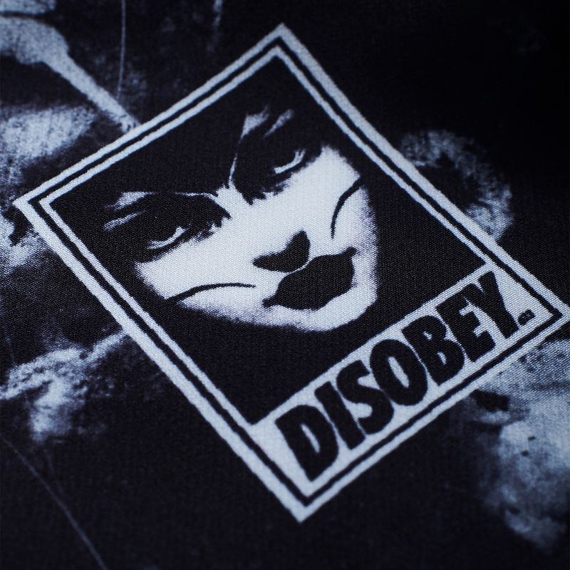 MANTO Disobey pantaloncini da allenamento da uomo grigio 4