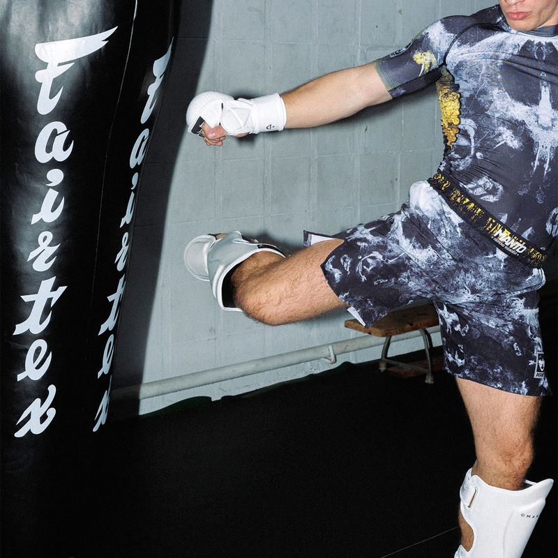 MANTO Disobey pantaloncini da allenamento da uomo grigio 6
