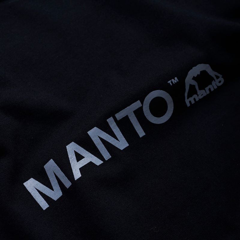 MANTO t-shirt da uomo Insane Oversize nero 3