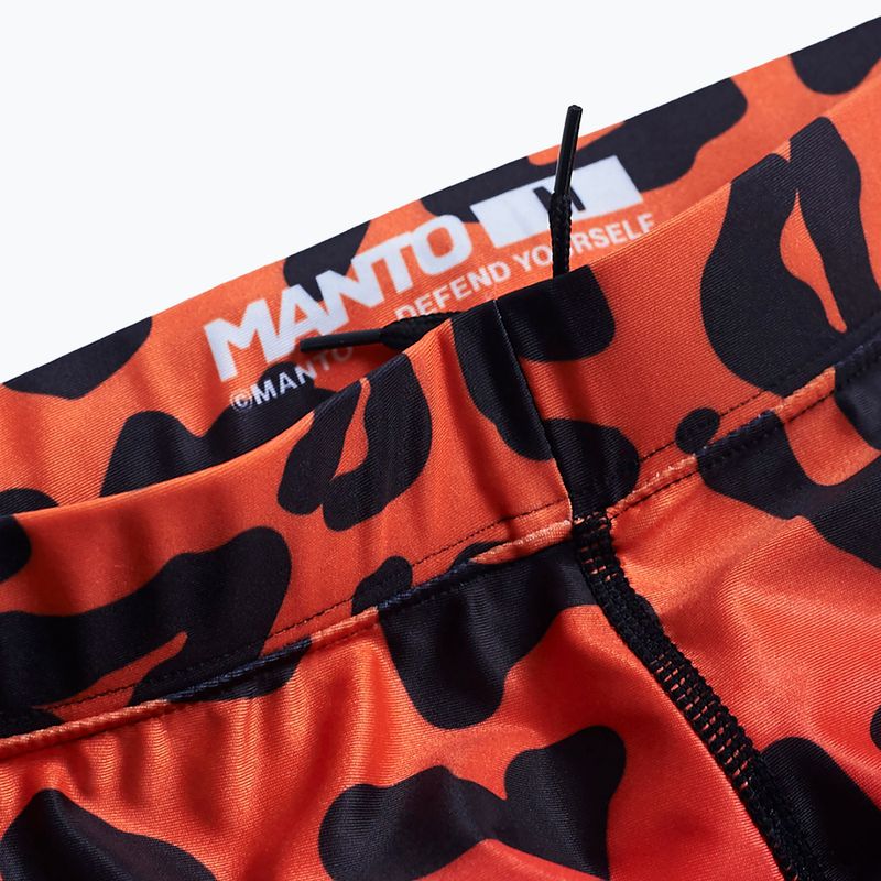 Pantaloncini MANTO da uomo Stampa leopardo nero 3