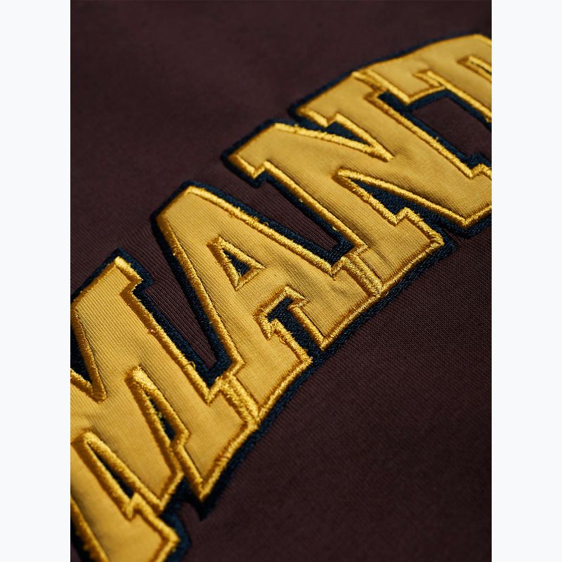 MANTO felpa Varsity uomo marrone 3