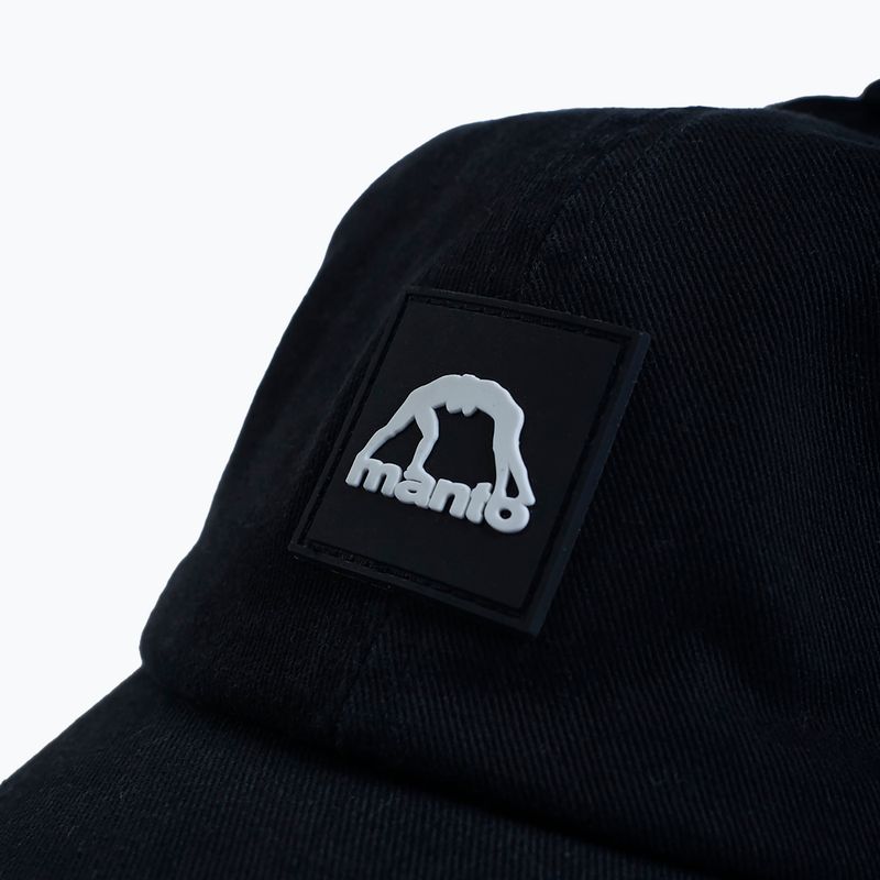MANTO Label 23 Dad Cap nero 7