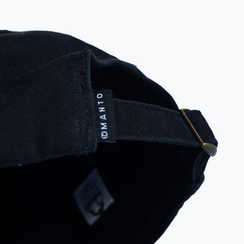 MANTO Label 23 Dad Cap nero 8