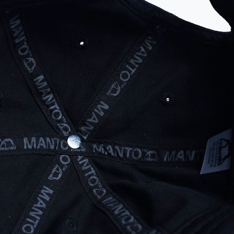 MANTO Label 23 Dad Cap nero 9