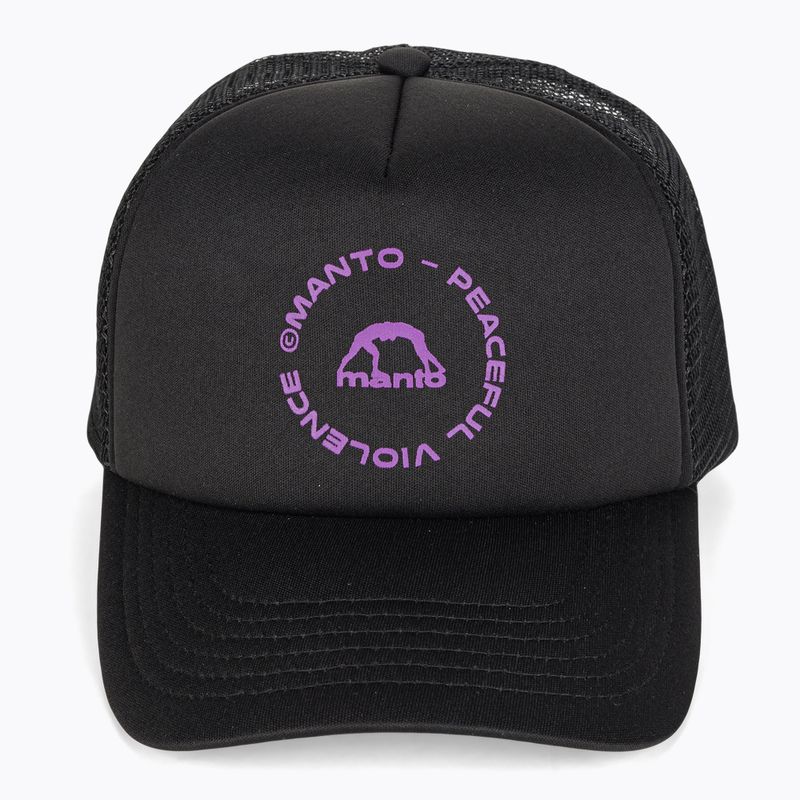 Cappello da baseball nero MANTO Mission 3
