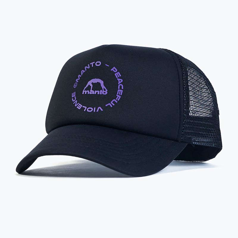 Cappello da baseball nero MANTO Mission 5