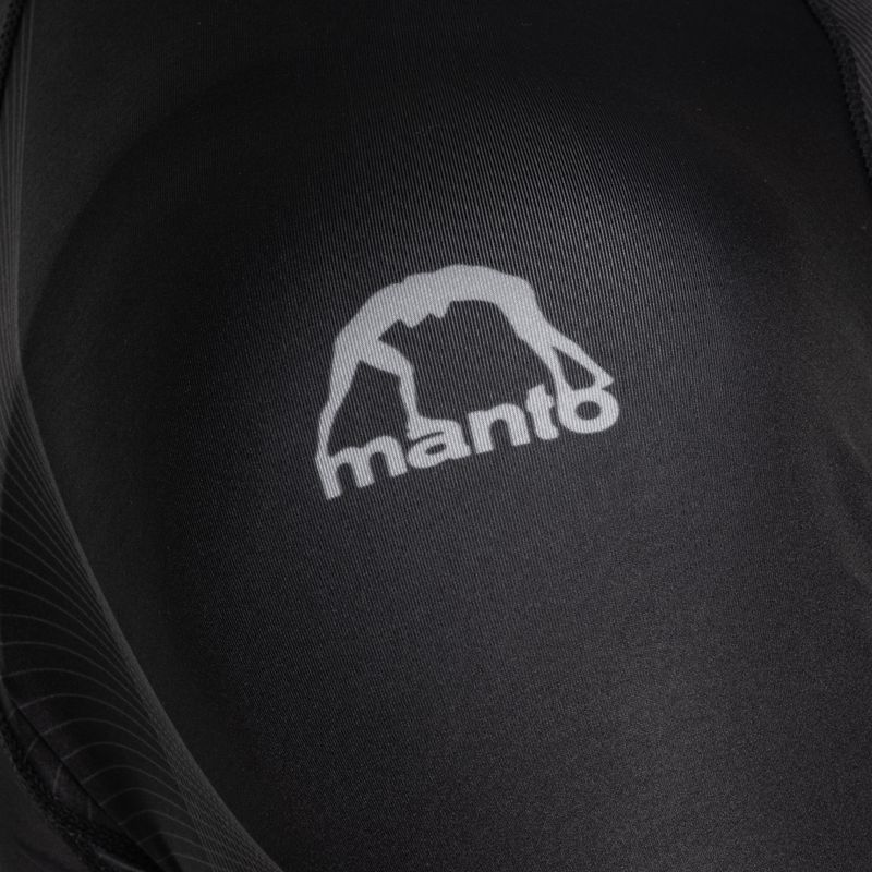 MANTO FLOW Rashguard a maniche lunghe da uomo nero 5
