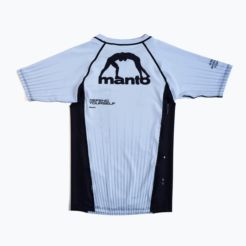 MANTO uomo Rashguard Ranked bianco 2