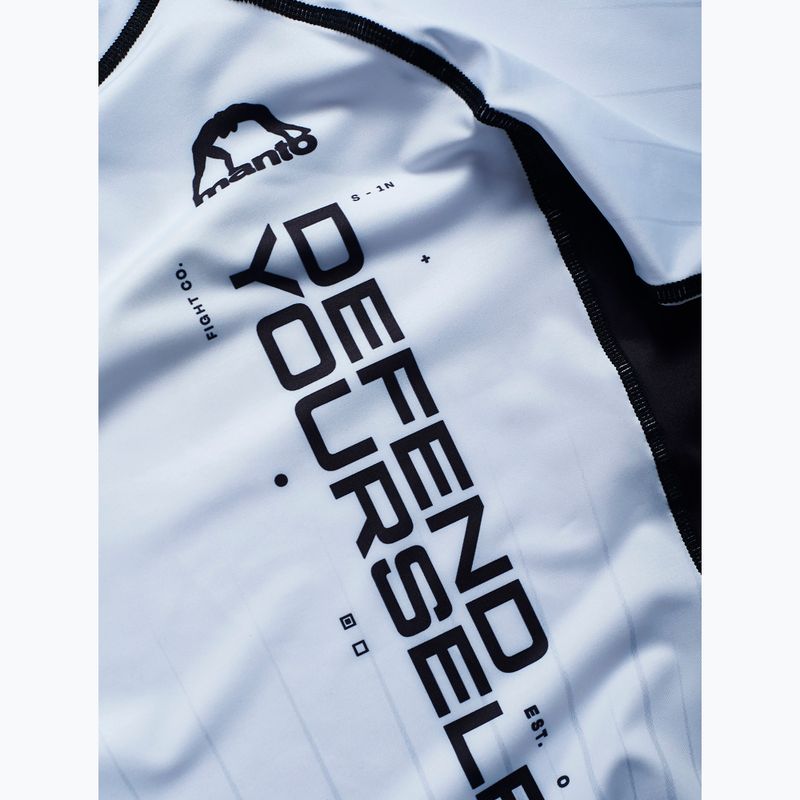 MANTO uomo Rashguard Ranked bianco 3