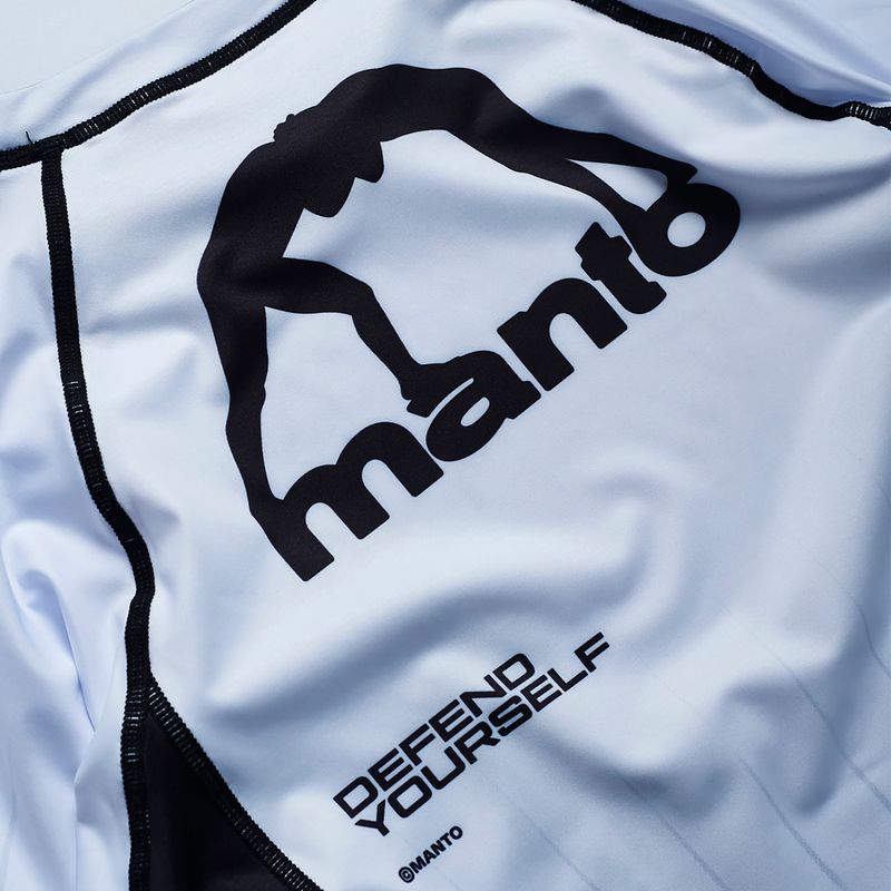 MANTO uomo Rashguard Ranked bianco 4