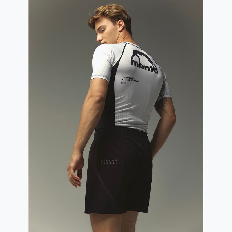 MANTO uomo Rashguard Ranked bianco 8
