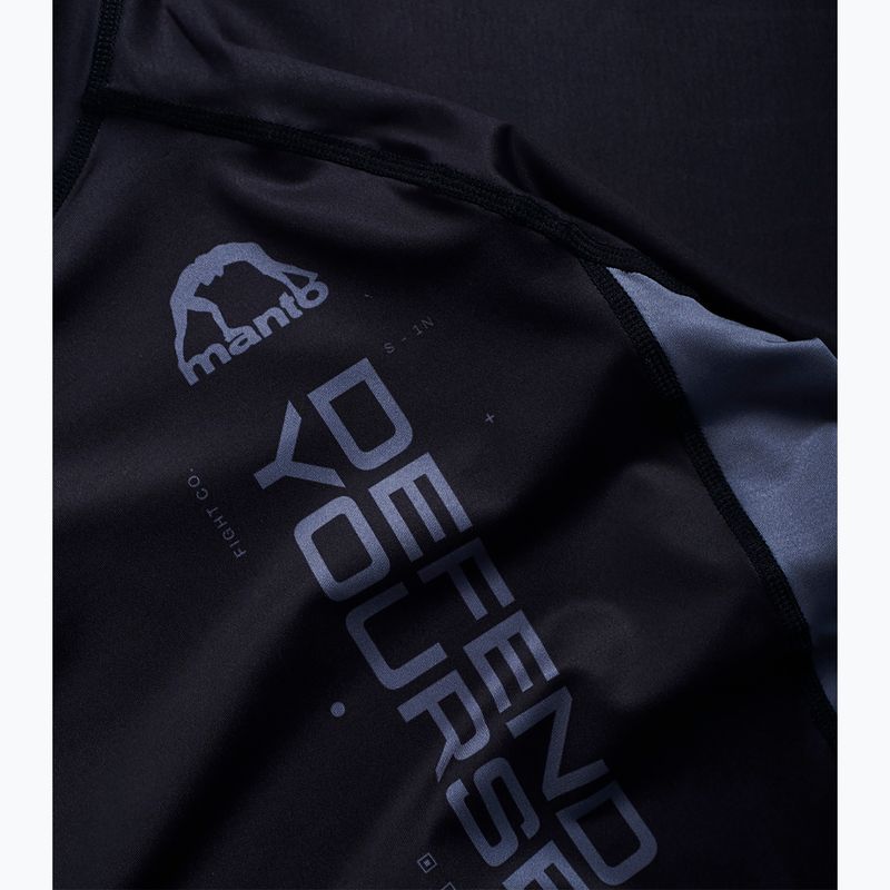MANTO Men's Rashguard Ranked nero 3
