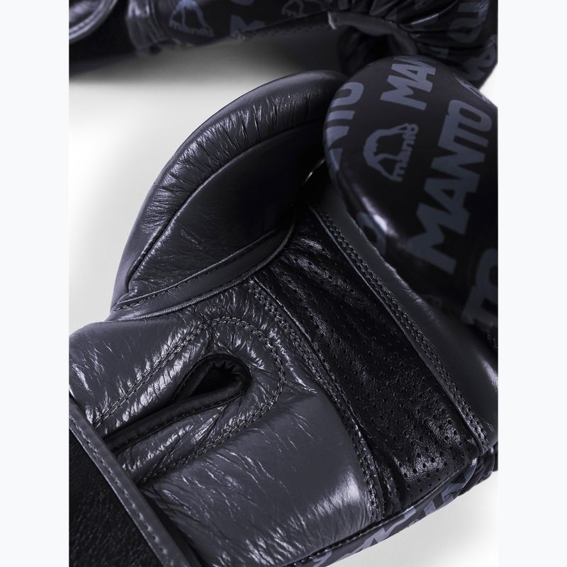 MANTO Ace guantoni da boxe neri 4