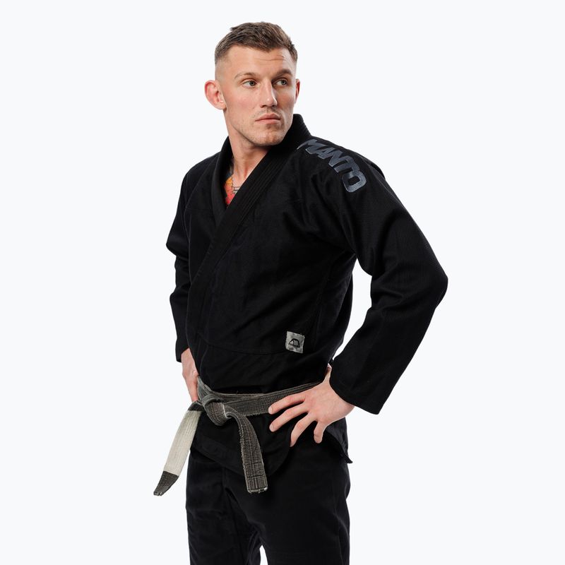 GI per uomo Brazilian jiu-jitsu MANTO X5 BJJ Blackout nero 2