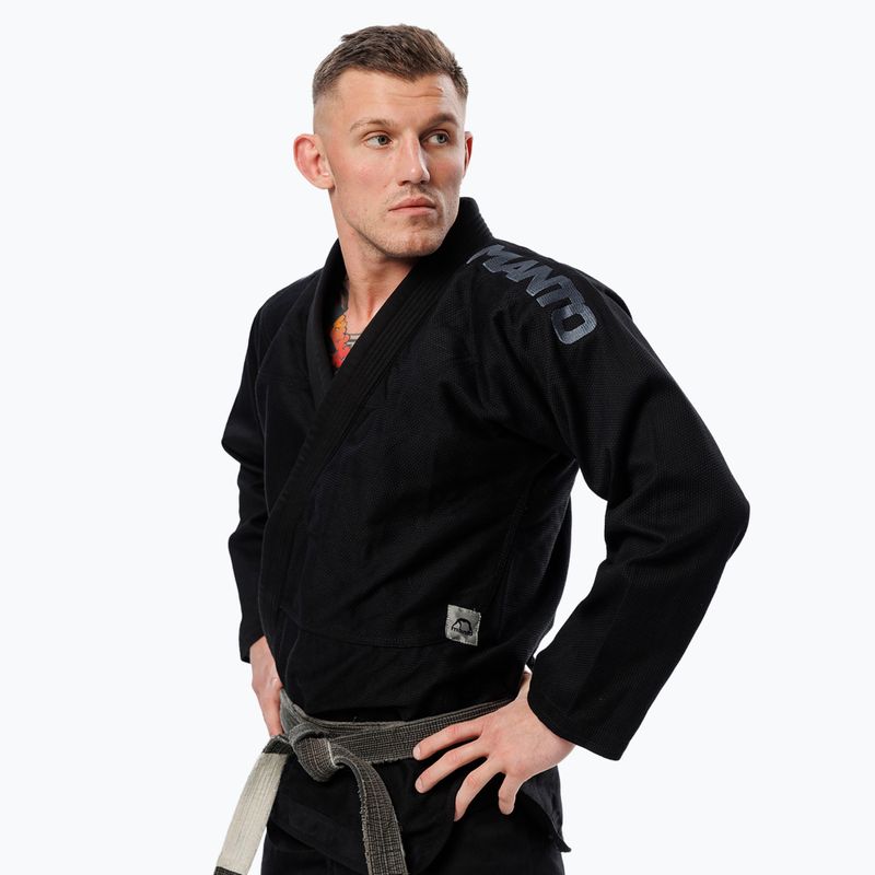 GI per uomo Brazilian jiu-jitsu MANTO X5 BJJ Blackout nero 3