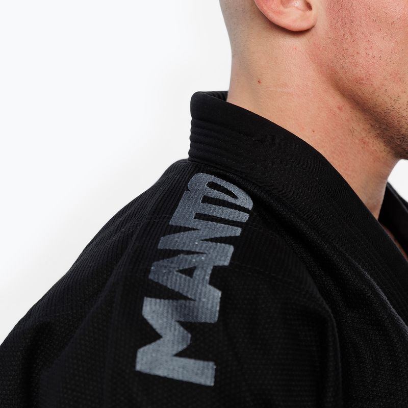 GI per uomo Brazilian jiu-jitsu MANTO X5 BJJ Blackout nero 5