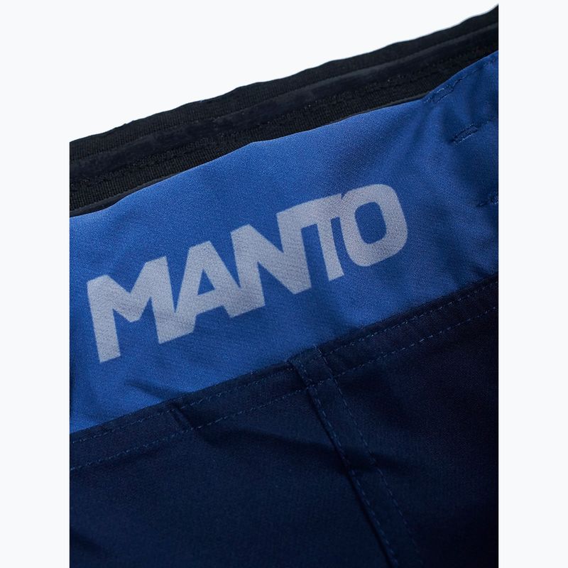 Pantaloncini da allenamento MANTO Society blu navy 3