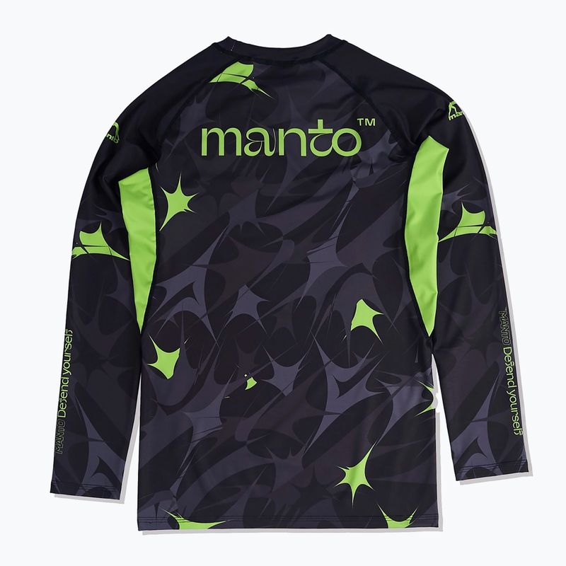 MANTO Rashguard a maniche lunghe Terra nero 2