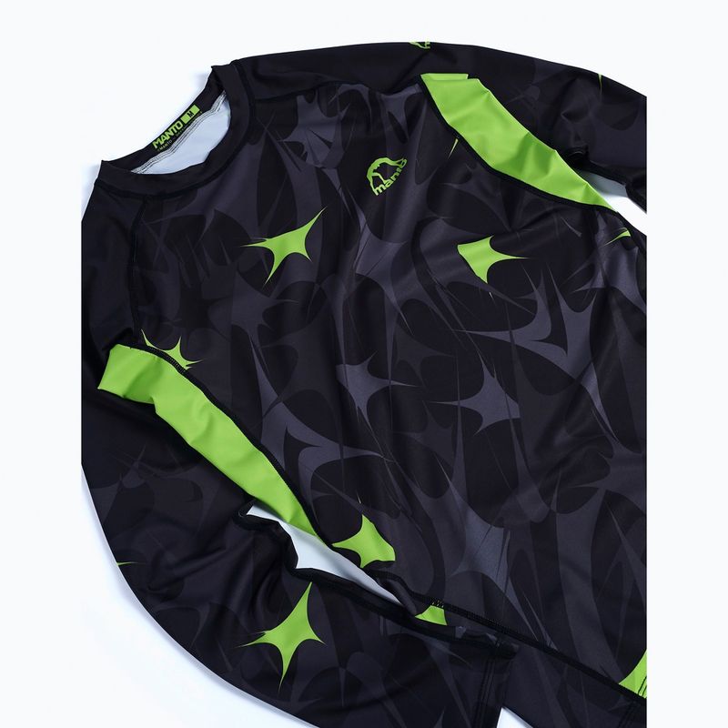 MANTO Rashguard a maniche lunghe Terra nero 3