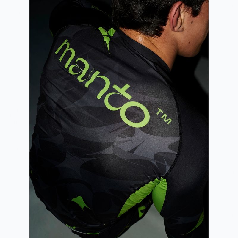 MANTO Rashguard a maniche lunghe Terra nero 6